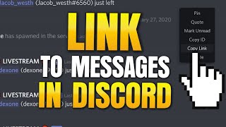 Copy/Share Link/URL to Discord Messages/Posts