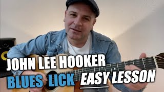 John Lee Hooker Lick Guitar Lesson