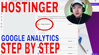 ✅  How To Link Connect Google Analytics To Hostinger Website Builder 🔴