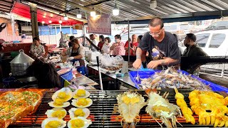 Seafood Lovers! Master Chef grilled Lots of Seafood | Thai Street Food