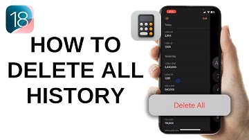 How to Delete All Calculator History on iPhone - iOS 18