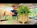 The easiest diy planter box  under 5 to build  how to
