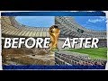 2018 RUSSIAN FIFA WORLD CUP STADIUMS BEFORE AND AFTER