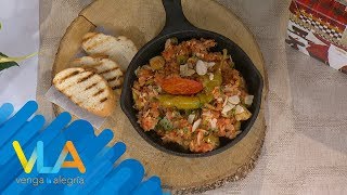 Prepara Un Tradicional Bacalao A La Bizcaína Delicioso.