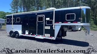 2014 Exiss 7308 3 Horse Trailer with 8' LQ Tour