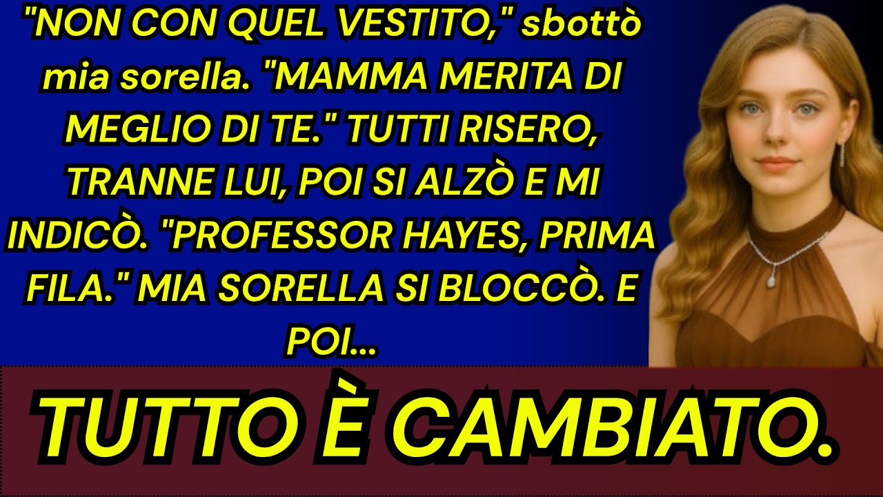 Mia sorella mi ha appena chiesto di andarmene dalla sua festa di compleanno, davanti a tutti. "Sarebbe meglio se te ne andassi, per il bene di tutti", ha detto, mentre i suoi ospiti mi guardavano...
