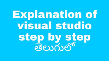 C# Console Application | C# Visual Studio | C# Console in Telugu | C# Code