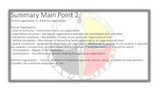Chapter 12 Summary Powerpoint