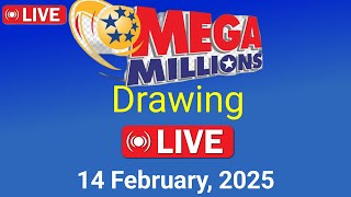 mega millions live Drawing results form Friday February 14 2025 | Mega Millions Drawing Live