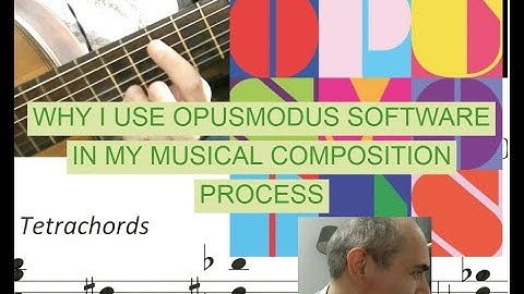 WHY I USE OPUSMODUS SOFTWARE TO COMPOSE MUSIC