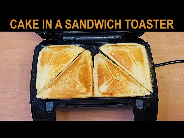 How to Bake Cake in a Sandwich Toaster, No-Oven Cake Recipe