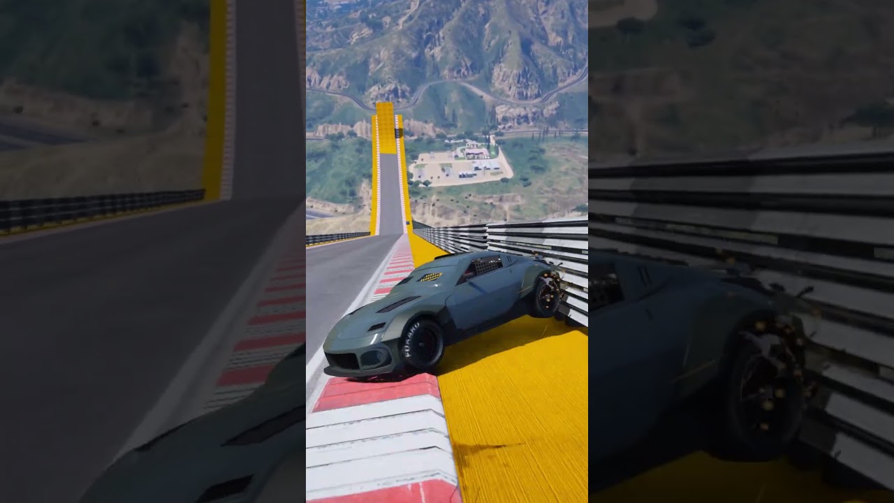 Impossible Ramp Map Car Jump | GTA 5 Spider-Man 