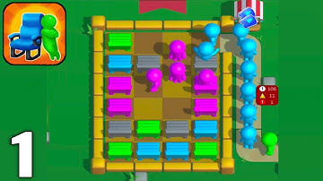 Color Seat : 3D Match - Gameplay Walkthrough Part 1 All Levels 1-15 (Android & iOS)