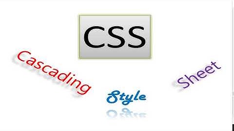 CSS and it
