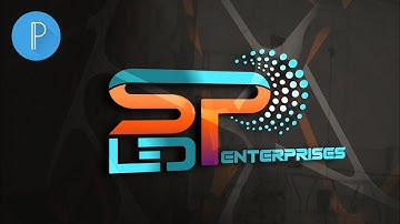 How to make professional SP logo design pixellab | S P logo design pixellab | sp logo