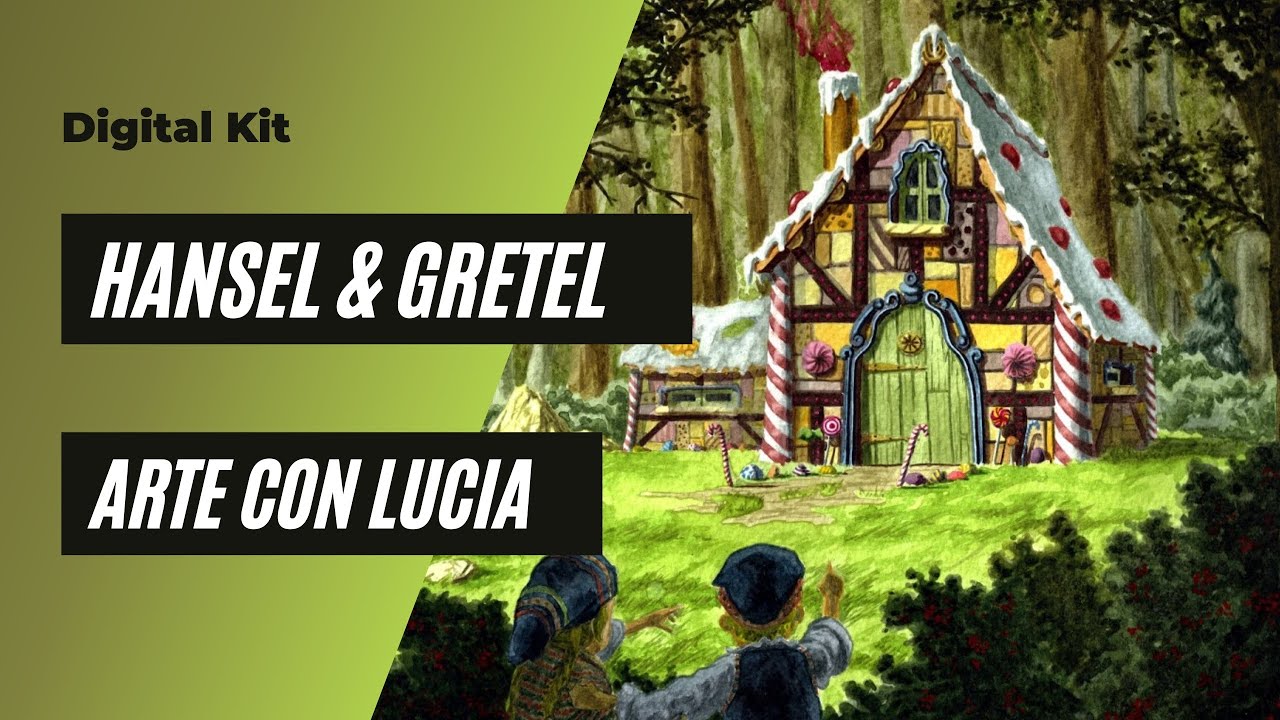 Paper Hansel & Gretel @ArteconLucia #papercraft #digitalkit # ...