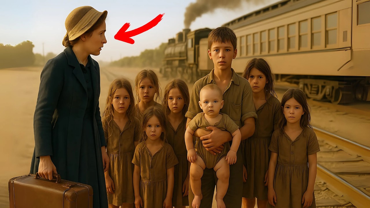 UNA NOVIA POR CORRESPONDENCIA LLEGÓ… Y ENCONTRÓ 7 HIJOS,  🤠 PERO NINGÚN ESPOSO... Aun así, se...