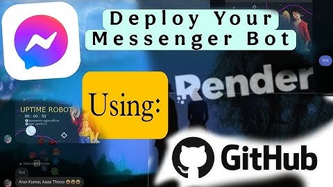 DEPLOY MESSENGER BOT With Github and Render | Render Par Bot Deploy Kare 2025 WORKING 100℅