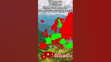 Trying to get a sub from your country (part 3) #mapping #mapper #map #europe