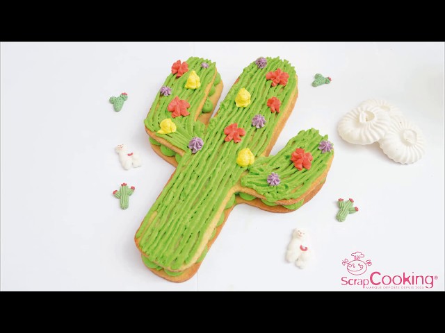RECETTE - Gteau cactus  la pistache - SCRAPCOOKING - YouTube