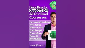 Join the MyExcelOnline Academy! https://join.myexcelonline.com/launch