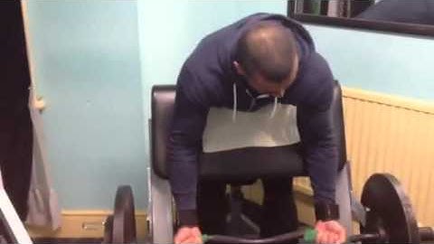 70kg preacher ( cheat - curl )