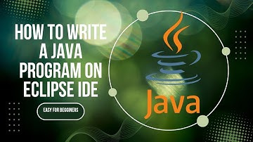 HOW TO RUN A JAVA PROGRAM ON ECLIPSE IDE 