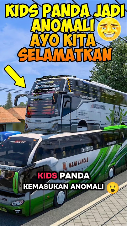 Kids Panda is infected by anomaly ‼️ #busmania #ets2 #bussid #basuri #telolet #shorts