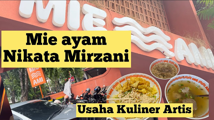 USAHA PUNYA ARTIS | MIE AYAM VIRAL NIKITA MIRZANI | CEMPAKA PUTIH