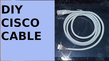 DIY Cisco RJ45 DB9 console cable