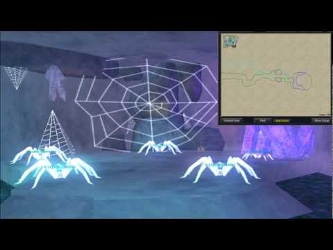 EverQuest Rain of Fear - Zone Run Through of Crystal Caverns: The Fragment of Fear