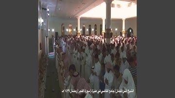 أنس الميمان سورة الفجر