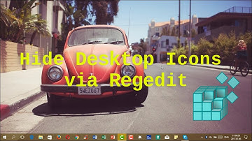 Hide Desktop Icons via Regedit