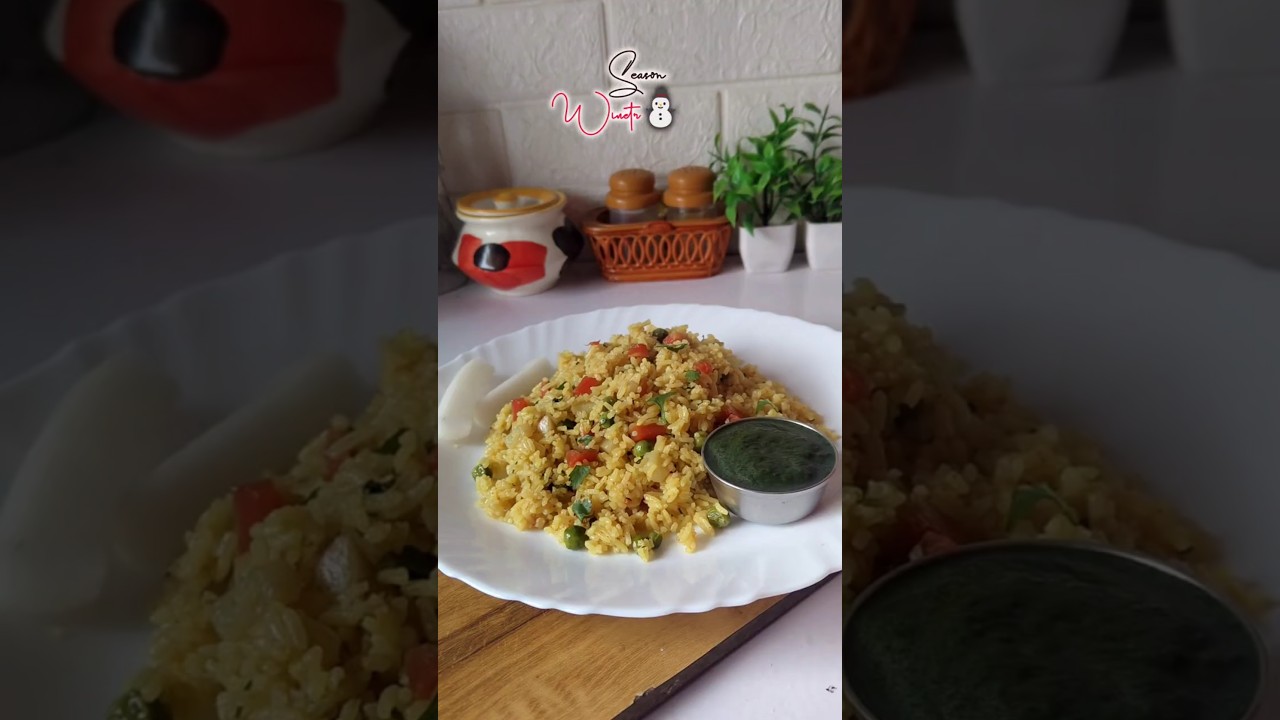 veg pulao ☃️🌬️ @dearsss  l 