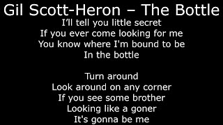 Northern Soul - Gil Scott-Heron – The Bottle  - With Lyrics