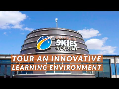 Fly through the Colorado SKIES Academy Middle School Campus at Centennial Airport