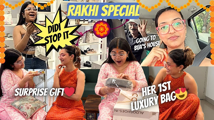 Rakhi 2024❤️😍✨I gifted her 1st luxury bag❤️🌷She gifted me a cute gift🥹❤️Rakhi at bua’s house|YR|