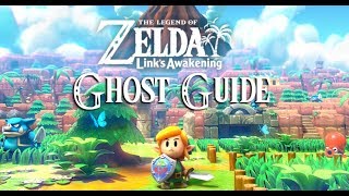 Link's Awakening Easy Ghost Guide The House At The Bay & Grave With Flowers Location Cemetery