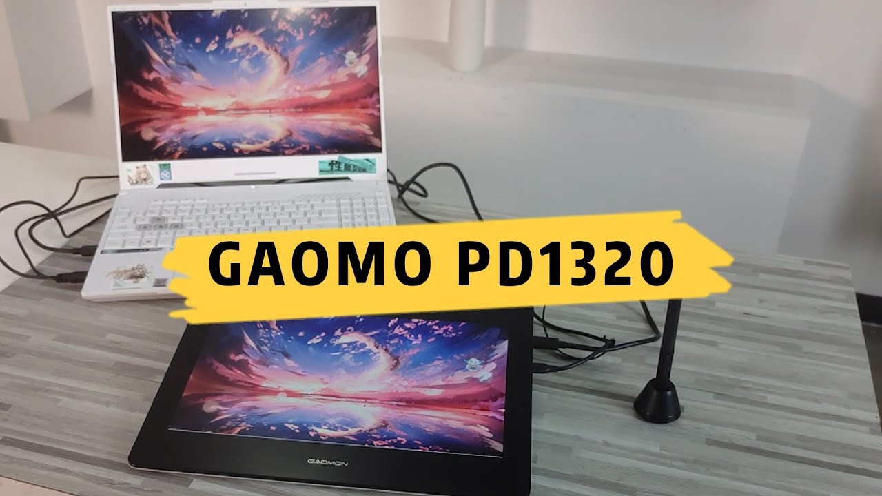 GAOMON PD1320 Graphic Tablet with Screen Pendisplay Pen Monitor