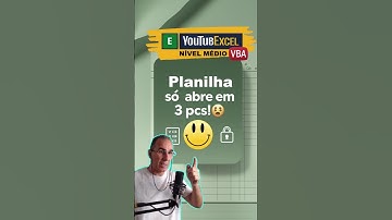 Planilha Excel Só Abre em 3 PCs (Excel VBA Médio)