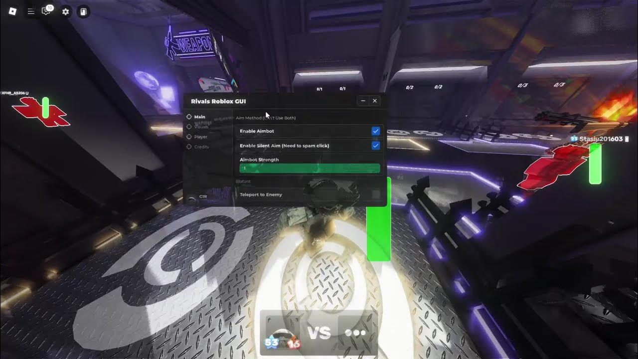 Rivals op script 2024 roblox aimbot tp to enemy fly walk speed script