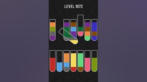 water sort puzzle - level 1073
