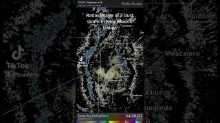 Really nice capture of a dust storm using RadarScope!