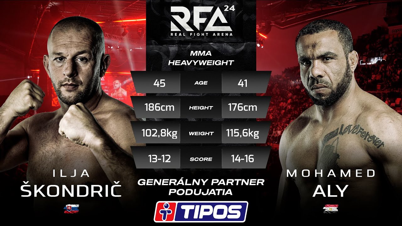 Ilja ŠKONDRIČ VS Mohamed ALY (MMA) | RFA 24 BRATISLAVA