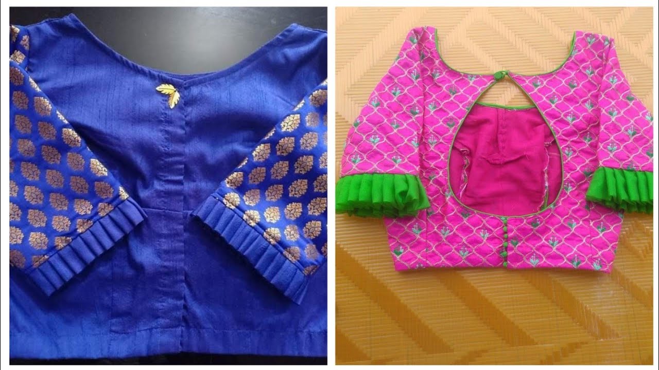 latest frills hands blouse designs//latest hands designs - YouTube