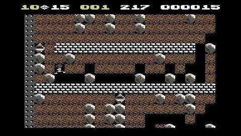 Boulder Dash 2 (C64) longplay - Part 1/2