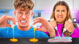 Wer kann besser halbieren? (Sandra VS Luca) #2