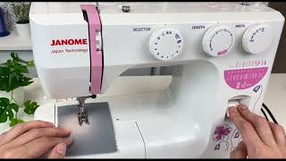 Обзор электромеханической швейной машины Janome XE337