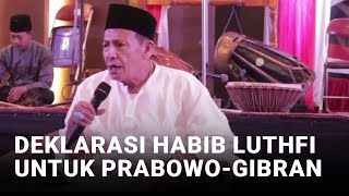 Habib Luthfi bin Yahya Deklarasi Dukung Prabowo-Gibran | Liputan6