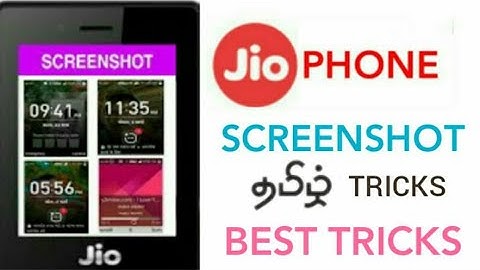 Jio phone screenshot | 2020 new trick | No Omni SD | Jio Tech Tamil | தமிழில்